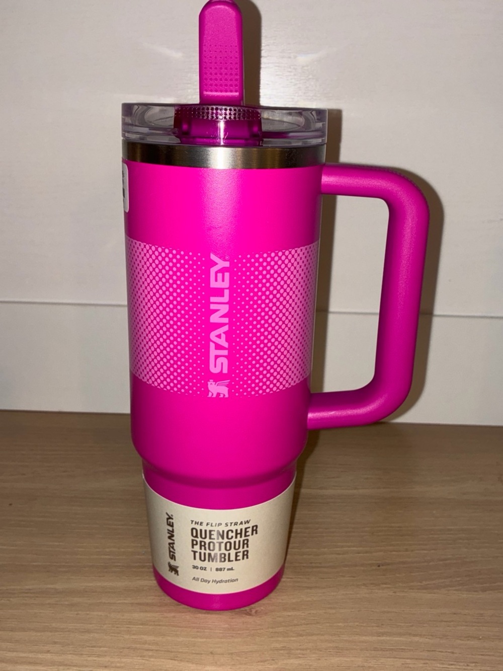 30 oz Pink Stanley with Pop Up Straw